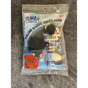 NWT WEBKINZ LIL KINZ BLK & WH CAT SEALED CODE RARE*SOLD OUT!